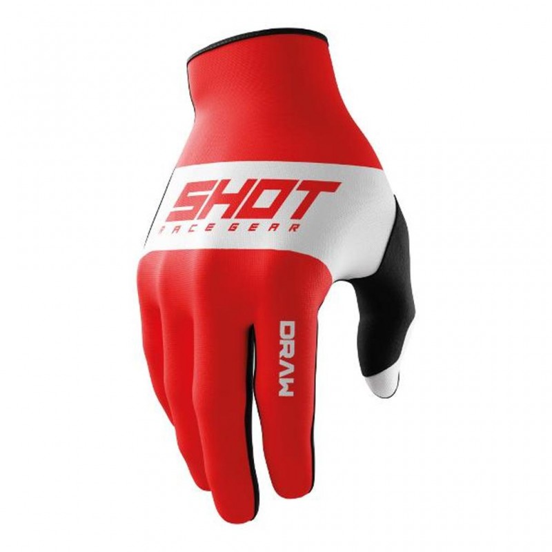 SHOT Kids Gloves Draw Sky Red