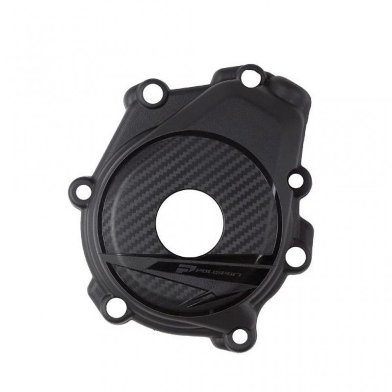 Ignition Cover Protector KTM SXF/XCF HUSQ FC/FX 23-24 Black