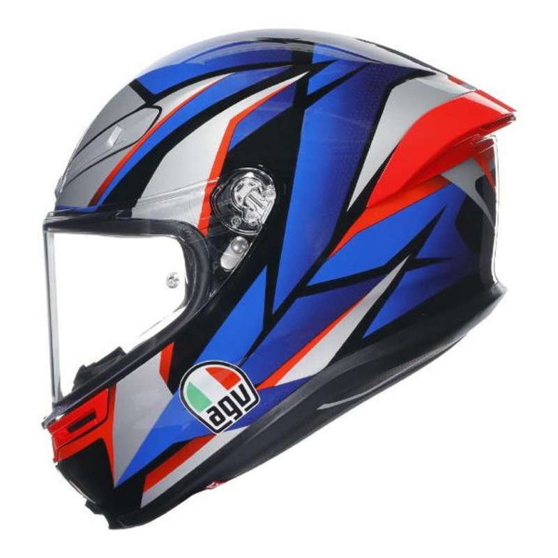 AGV K6 S Slashcut Blue/Red
