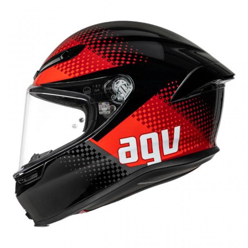 AGV K6 S SMU Fision Black/Red