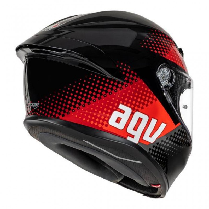 AGV K6 S SMU Fision Black/Red