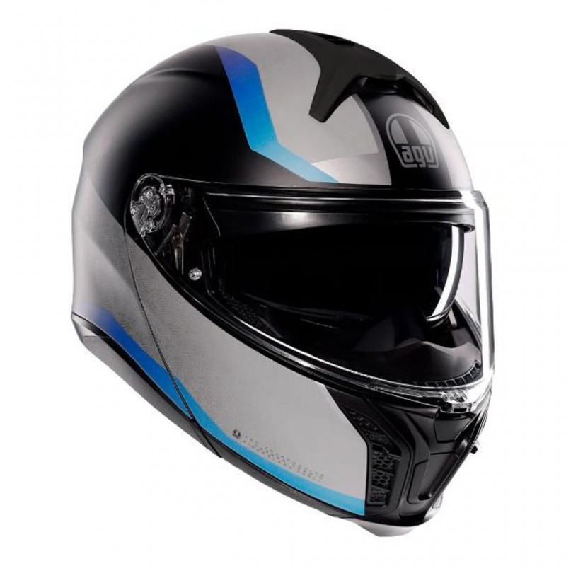 AGV Tourmodular Stary Matt Black/Grey/Blue