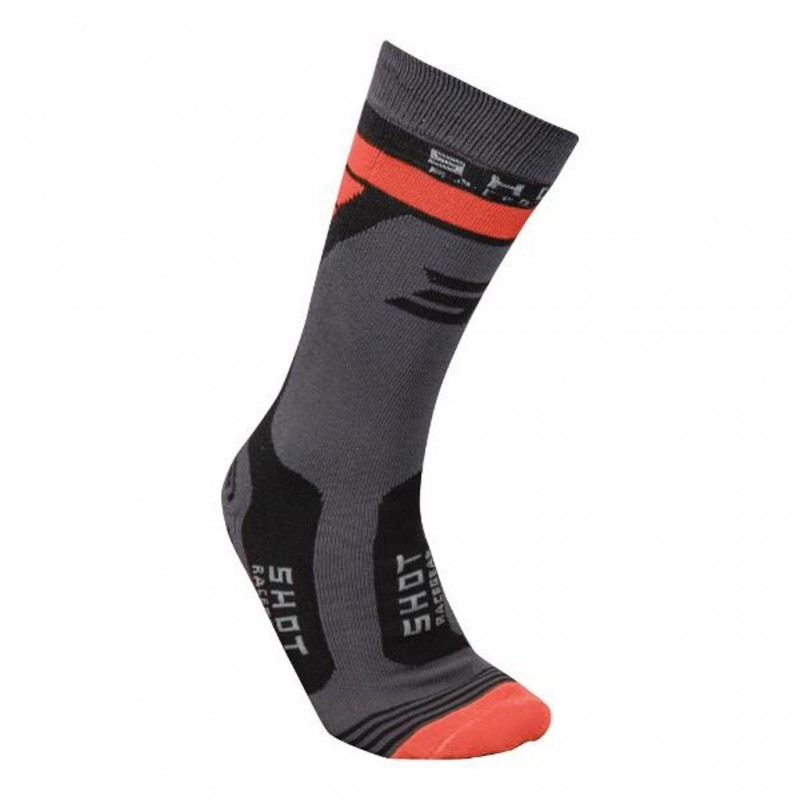 SHOT Kids Socks Race 2.0 Neon Orange