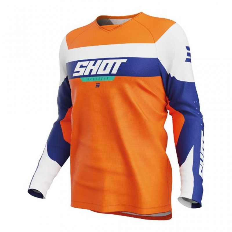 SHOT Kids Jersey Draw League Orange