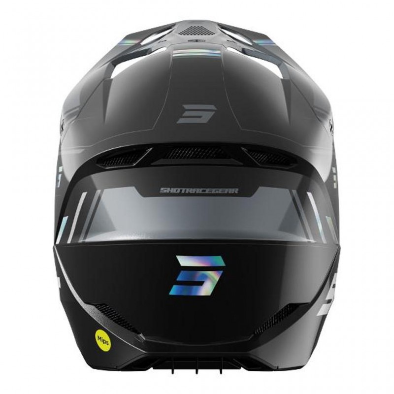 SHOT Helmet Race Sprint Pearly Black Holographic