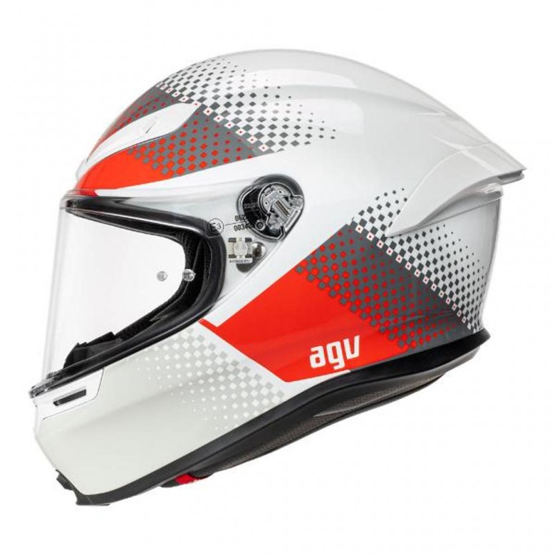 AGV K6 S SMU Fison White/Red/Grey