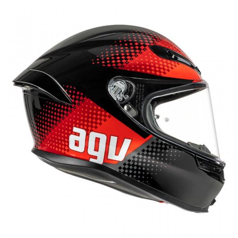 AGV K6 S SMU Fision Black/Red