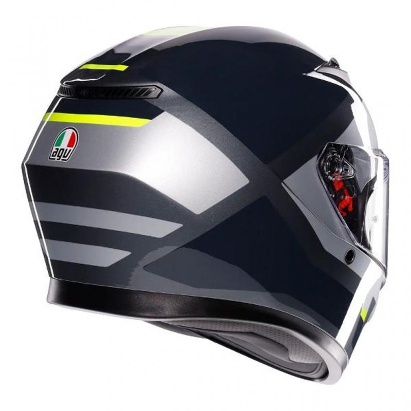 AGV K3 Shade Grey/Yellow Fluro