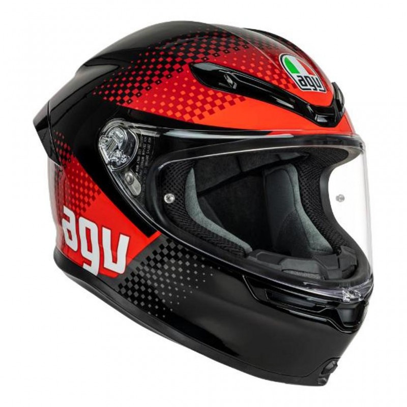 AGV K6 S SMU Fision Black/Red