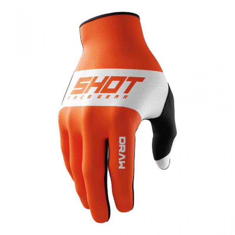 SHOT Kids Gloves Draw Sky Orange